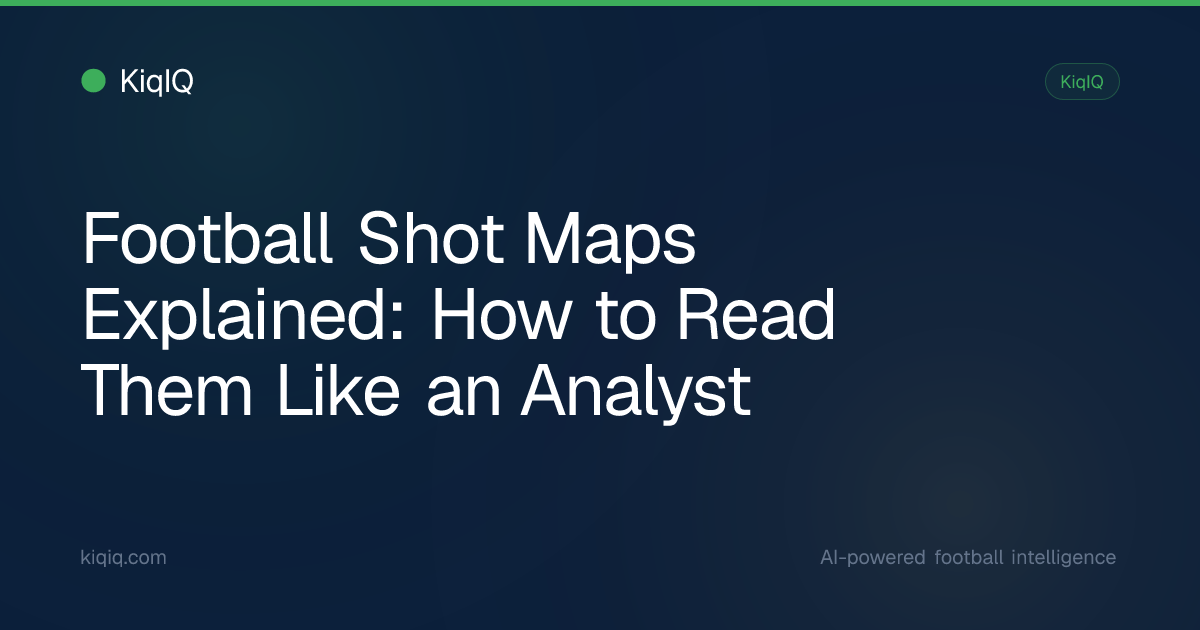 Football Shot Maps Explained: How to Read Them Like an Analyst | KiqIQ