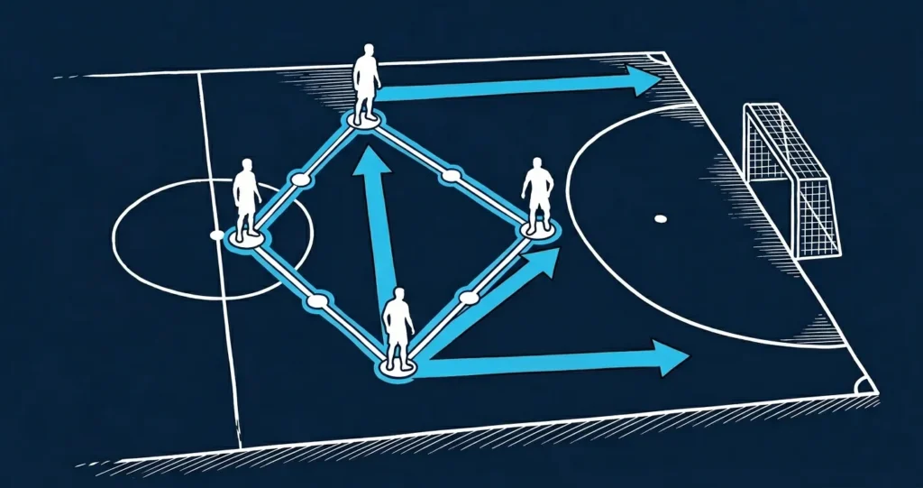 5 a side football tactics.