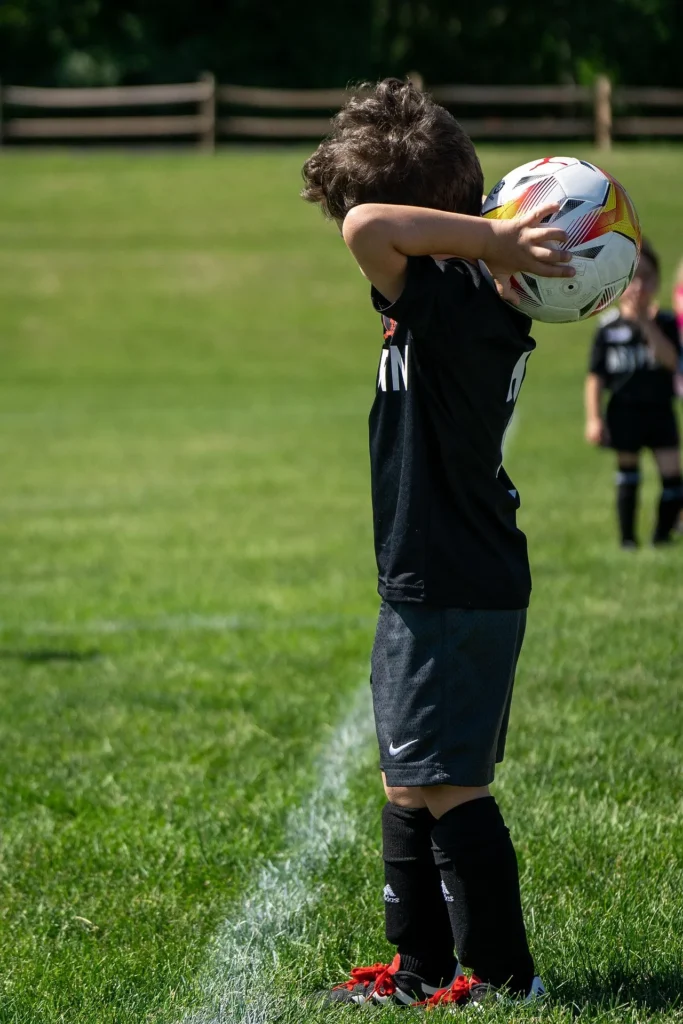 long throw in football