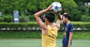 quick throw in football